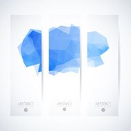 Abstract vector vertical mosaic banners N118