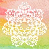 Elegant lacy doily Crochet mandala N13