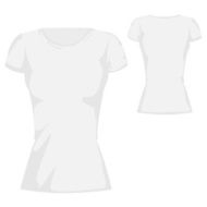 white blank T-shirt