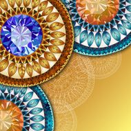 Vector abstract floral decorative background N64