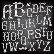 Whimsical Hand Drawn Alphabet Letters N4