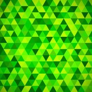 Geometric mosaic pattern from blue triangle N10