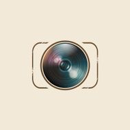 Retro camera icon