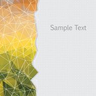 Vector abstract background of the triangle N4