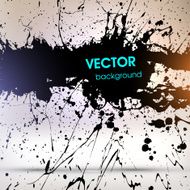 Abstract Ink Blot for Grunge Backgound N348