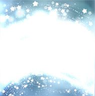 Abstract background with vector design elements (stars and sparkles)
