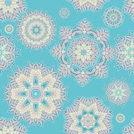Pattern with snowflakes