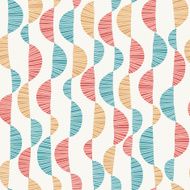 Decorative abstract colorful twisted seamless texture