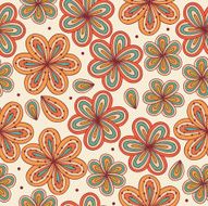 floral ornamental seamless pattern N21
