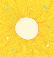 Shiny linear circle background