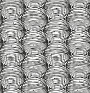 Black and white abstract linear pattern