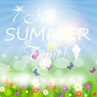 Summer holidays vector background N9