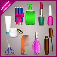Cosmetic icons set N2