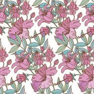 Cute floral seamless pattern background N58
