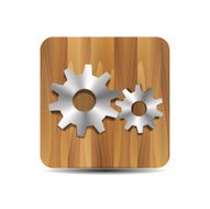 Vector gear icon