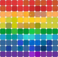 Vector rainbow mosaic background N3