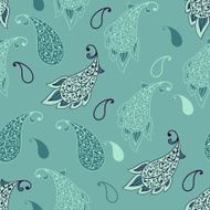 Vector Seamless Paisley Pattern N6