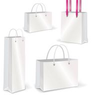 Whte Bag vector set