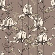 Seamless pattern from flowers in pastel tones N4