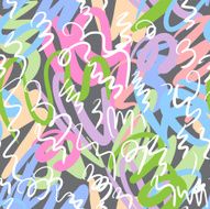 Abstract art seamless pattern