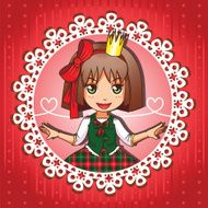 School princess portrait N2