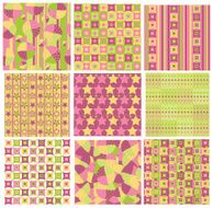Seamless bright patterns
