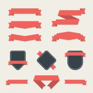 Vector set of design elements N7