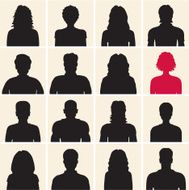 People silhouette N4