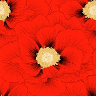 Beautiful seamless background with flowers N14