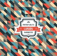 Geometric Vintage Background 05
