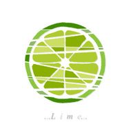 Vector of vegetable lime icon