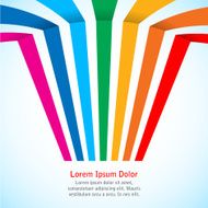 Rainbow stripes on light background N3