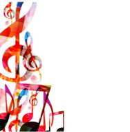 Colorful music background N7