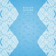 Vintage seamless border with lacy ornament N2