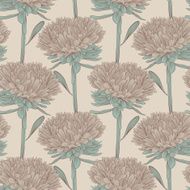 seamless background with flowers aster N2