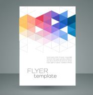 Vector abstract geometric background with triangle N51