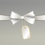 Vector christmas background with bow N5