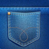 Jeans pocket Denim background