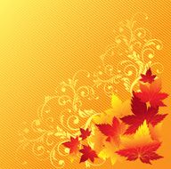 Autumn leaf pattern
