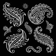Set of paisley N7