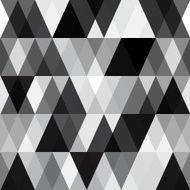 black and white abstract geometry pattern N3