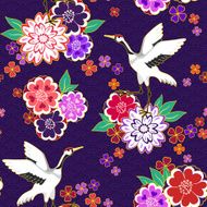 Decorative kimono pattern