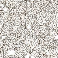 Seamless vector pattern with stylized autumn leaves N13