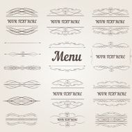 Set of design elements and frameworks
