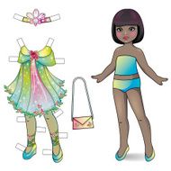 Paper doll Princess collection N12