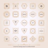 Monogram luxury logo N35