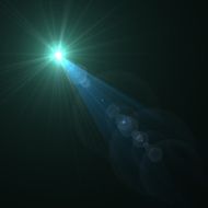 Vector star sun with lens flare N15