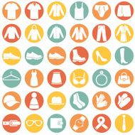 Vector Set of Wear Icons N15