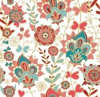 Seamless Floral Pattern N931