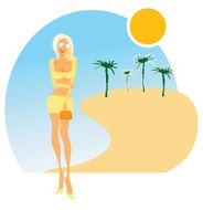 Hot summer chick